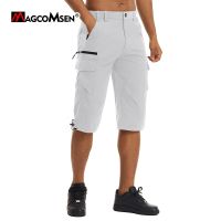 MAGCOMSEN Bermuda Cargo Shorts Men Summer Lightweight Quick Dry Waterproof Outdoor Shorts for Hiking Fishing Casual Work Shorts