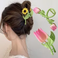 【YF】☇  Hair Claw Metal Hairpins Makeup Styling Clamp Barrettes Ponytail Accessories