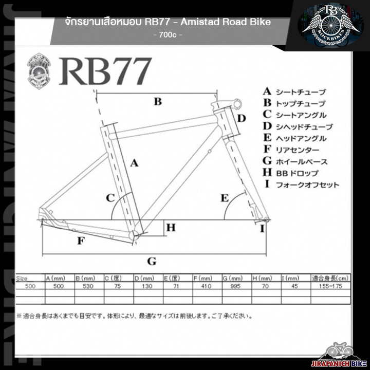 จักรยานเสือหมอบ-rockbikes-รุ่น-amistad-เกียร์-18-สปีด-ตัวถังอลูมิเนียมอัลลอยด์-ดิสเบรกหน้า-หลัง