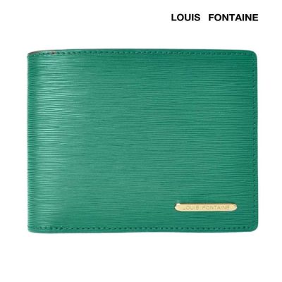 Louis Fontaine กระเป๋าสตางค์พับสั้น รุ่น GEMS - สีเขียว ( LFW0011 )