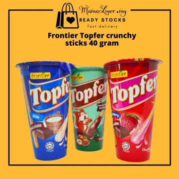 Frontier Topfer Biscuit Sticks (10 cups x 40g) 