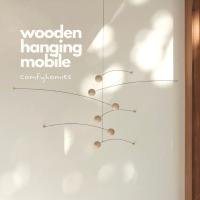 [โค้ดFHYL8B ลด45] ?พร้อมส่ง? ของตกแต่งบ้าน WOODEN HANGING MOBILE /comfyhomies/