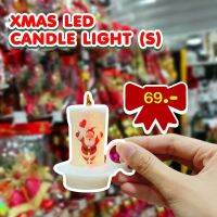 เทียนไฟตกแต่ง(S) อุปกรณ์ตกแต่งวันคริสต์มาส XMAS LED candle light(S)