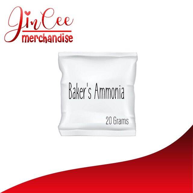 Baker's Ammonia ( Ammoniaco / Hartshorn / Cookie Crisper ) 20g Lazada PH
