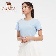 Cameljeans Áo Thun Nữ Nhanh Khô Áo Thể Thao Vải Viscose Chạy Bộ Thường