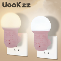 LED Plug-in Night Light แสงสีขาวแสงอุ่น Baby Nurse Eye Sleep Light Bedroom Socket Lights Energy Saving Lamp Balcony-Linqiaoe