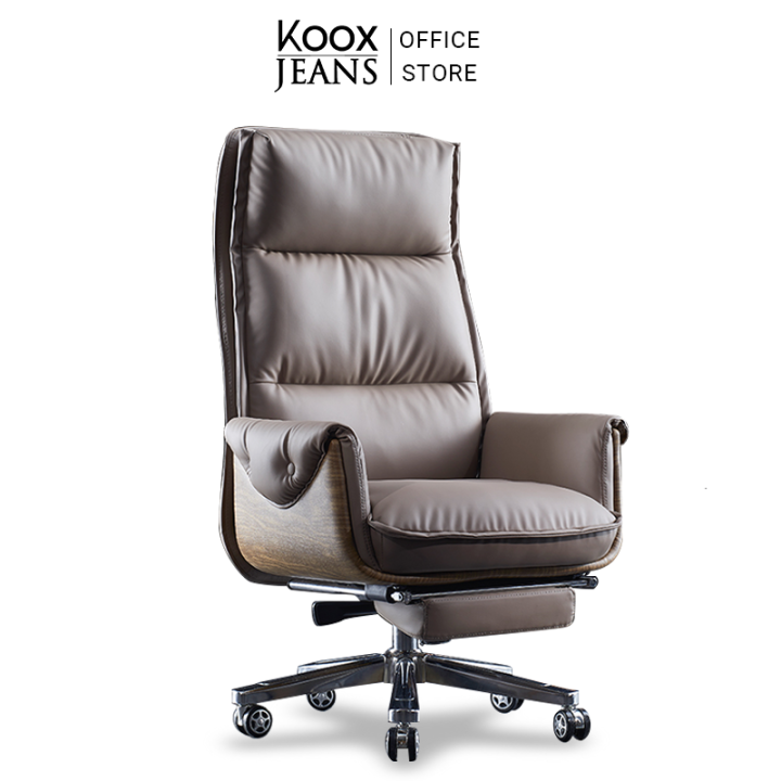 kooxjeans-leather-office-chair-ky07-เก้าอี้ทำงานหนังเก้าอี้ทำงานผู้บริหารเก้าอี้ทำงานคอมพิวเตอร์-leather-swivel-chair-ergonomic-desk-chair-for-home-office