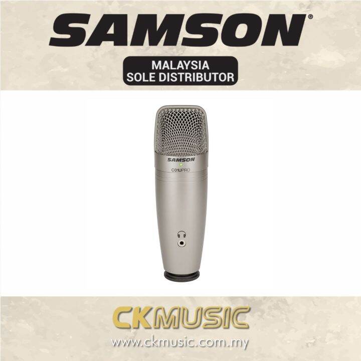 Samson C01U Pro - USB Studio Condenser Microphone (C01UPRO) | Lazada
