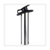 Fishing Pole Stand Stainless Steel Embedded Mount Fishing Rod Holder for Boat Accessories Marine