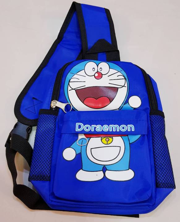 กระเป๋า-กระเป๋าคาดอก-ผ้ากันน้ำ-ขนาด-10-นิ้ว-ลายโดเรม่อน-doraemon-1-ใบ-ลายกาตูน