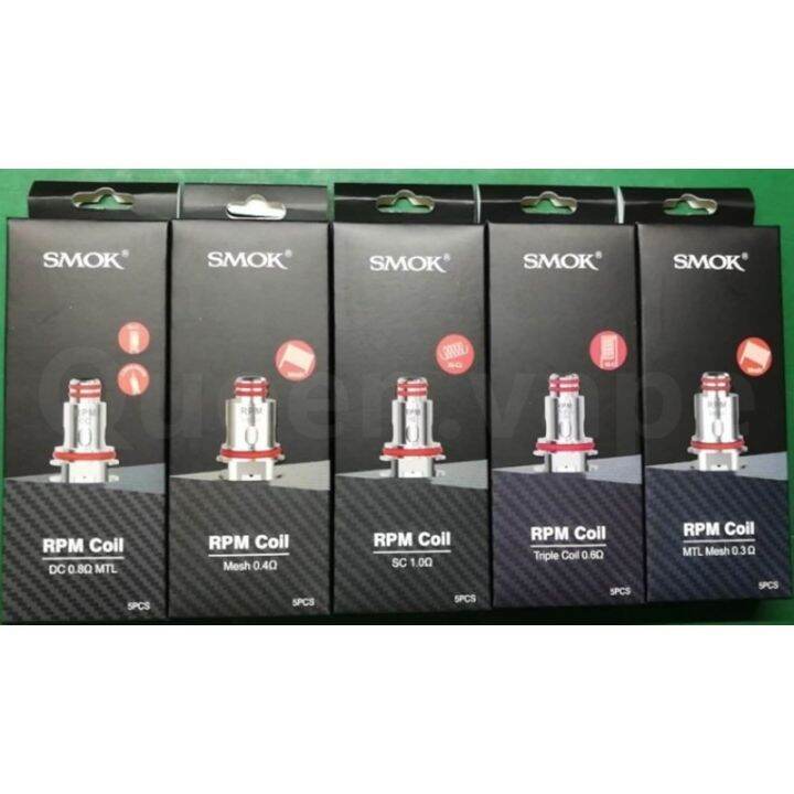 【COD】 5pcs SMOK RPM 40 Coils NORD 4 Occ Mesh Coil mesh 0.4/0.6 OHM Vape