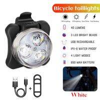 RMH5Y Led Cycling Bike Taillight With USB Rechargeable Bicycle Tail Clip Light Lamp Bike Light Luz Bicicleta Bicycle Accessories