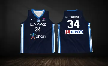 Tokyo Antetokounmpo 34 Team Greece Basketball Jersey Blue White 2022  Youth/Adult