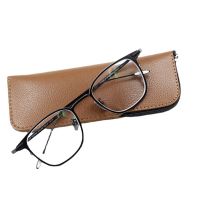 【cw】hot Soft Leather Reading Glasses Eyewear Storage Accessories ！