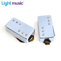 Double Coil Humbucker Pickup สำหรับ LP สไตล์กีตาร์ไฟฟ้า Chrome Two Line 6 Hole กีตาร์ไฟฟ้า Humbucker Pickup