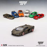 รถรุ่น MINI GT 1:64 Lambor Sian ลูกฟูก Fc37นำเสนอรถสปอร์ตอัลลอย #529 LHD