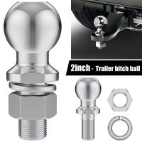 Chrome Trailer Hitch Ball Trailer Ball โลหะทนทาน Trailer Hitch Ball Ball ความจุ6000lbs Trailer Ball สแตนเลส Trailer Hitch Ball Xinanhome