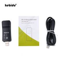 kebidu 300Mbps Wireless Network Adapter with WPS Button Wi-fi Repeater RJ-45 Networking TV Network Cable Black  USB Network Adapters