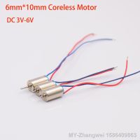 【YF】☍✳  thin 6mm Coreless Motor 3V-6V 3.7V 5V Speed 610 Hollow Cup Electric 0.8mm Diameter Shaft Hobby