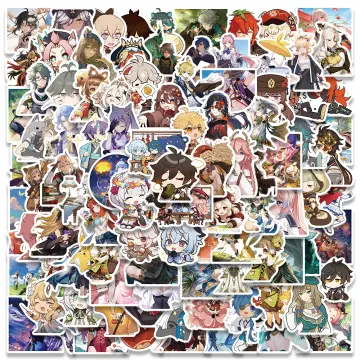 Sticker Fever 3M Vinyl B&W Asthetic Anime Stickers for  Laptop,Mobile,Scrapbook etc. (Pack of 40) (Random Anime Characters) :  Amazon.in: Computers & Accessories