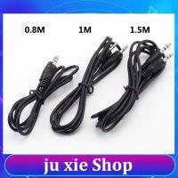 JuXie store 3.5Mm Audio Male To Male Connector Extension Aux Earphone Cable Plug Jack Stereo M/M Headphone Wire Cord