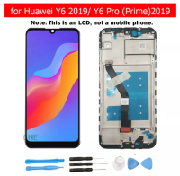 สำหรับHuawei Y6 2019/ Y6 Pro 2019/ Y6 นายกรัฐมนตรี 2019 จอแสดงผลLCDที่มีกรอบDigitizerสมัชชาหน้าจอสัมผัสส่วนซ่อมMRD LX2