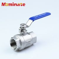 BSPT 1/4" 3/8" 1/2" 3/4" 1" 1-1/4" 1-1/2" 2“ Female Stainless Steel SS304 Full Port Ball Valve with Vinyl Handle Thread Valves