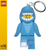 IQ LEGO® Iconic LED luminous Key Chain Pendant Toy (Shark Suit Guy)