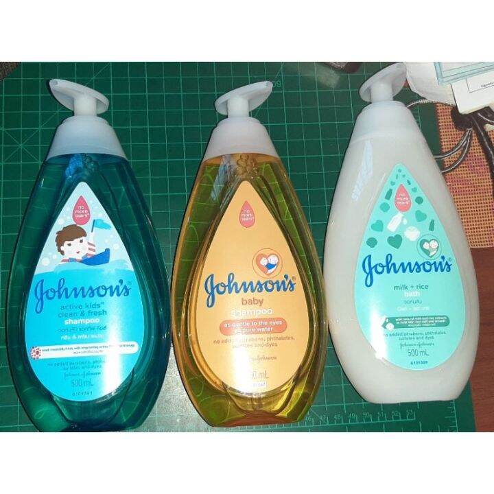 Original Johnsons Baby Bath Pouch 600ml Refill / Container 500ml Shampoo Lazada PH
