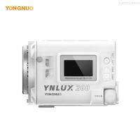 YONGNUO แฟลชวิดีโอ LED มือถือ YNLUX200 200W กำลังสูงแสงไฟสำหรับถ่ายภาพอุณหภูมิสี5600K พร้อมซุ้มลูกปัด12จุดเกิดเหตุการณ์ไร้สาย2.4G รองรับการเชื่อมต่อ BT สำหรับการสตรีมสดในสตูดิโอถ่ายภาพเชิงพาณิชย์