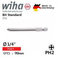 WIHA ดอกไขควงปากแฉก 2x90 Order No.04009 คุณภาพสูง จากประเทศเยอรมนี