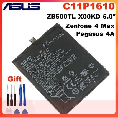 แบตเตอรี่ ASUS Zenfone 4 Max Peg Asus 4A ZB500TL X00KD 5.0 "ASUS C11P1610 4100MAh + เครื่องมือ