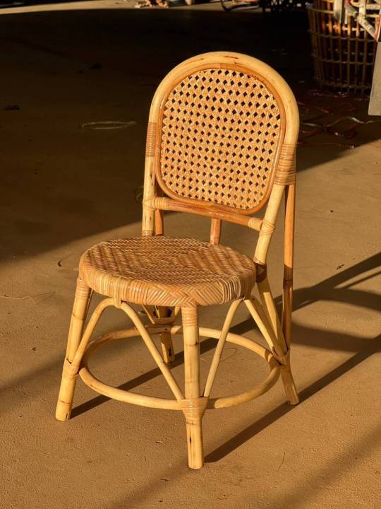 เก้าอี้หวายแท้ลายพิกุล-เก้าอี้หวายมินิมอล-เก้าอี้ร้านอาหารคาเฟ่โรงแรม