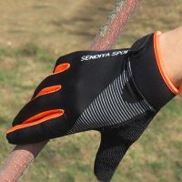 hotx【DT】 1 Gloves Touchscreen Men Breathable Warm Mittens Cycling