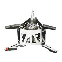 Backpacking Stove Windproof Camping Gas Stove Portable Lightweight Outdoor Folding Camp Stove for Camping