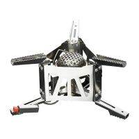 Backpacking Stove Windproof Camping Gas Stove Portable Outdoor Folding Camp Stove for Camping