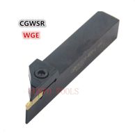 CGWSR 1616 2020 2525-W20-W30-W40-W50-L CNC External Grooving Turning Slotting Tool Holder สําหรับเครื่องกลึง WGE20 WGE40 WGE30