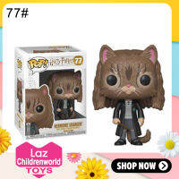 Childrenworld 9ซม.แฮร์รี่พอตเตอร์Lord Voldemort Hermione Funko Figurineเครื่องประดับศีรษะฟูฟ่องของเล่นเด็ก