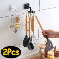 [HOT 2023] Pengait Dapur อเนกประสงค์ตะขอหมุน360องศาหมุนได้ Rack สำหรับจัดเก็บช้อนแขวนอุปกรณ์เสริม