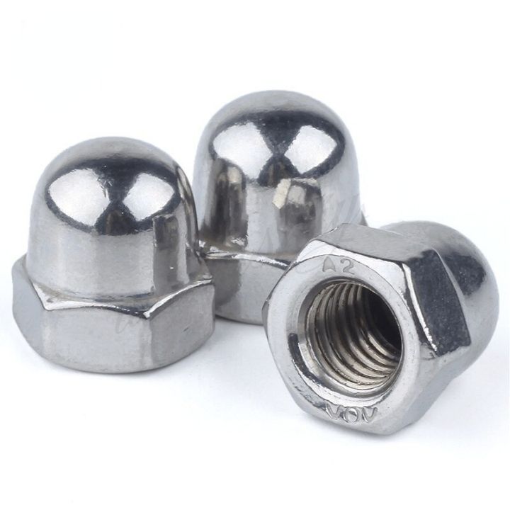 1-2pcs-m8-m10-m12-m14-m16-m18-m20-m24-pitch-1-1-25-1-5-2mm-304-stainless-steel-fine-thread-nuts-cap-nuts-nails-screws-fasteners