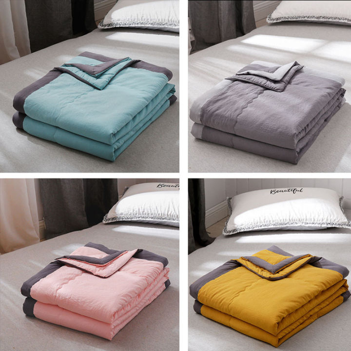 Cotton Airconditioning Comforter Blanket Modern Soft Breathable