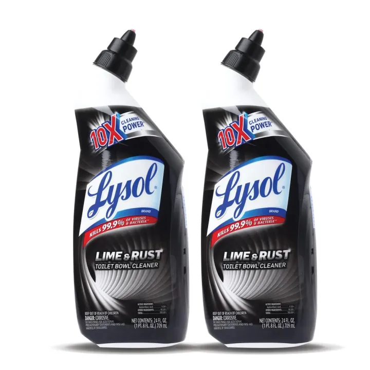 Lysol Lime And Rust Toilet Bowl Cleaner 709ml Twin Pack Lazada Ph 4292