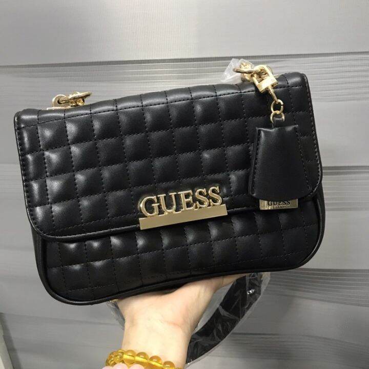 GUESS MATRIX QUILTED SHOULDER BAG Lazada PH