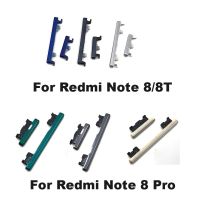 ต้นฉบับสําหรับ Xiaomi Redmi Note 8 8T PRO Power Volume ปุ่มด้านข้างสวิตช์ปิดกุญแจอะไหล่ซ่อม