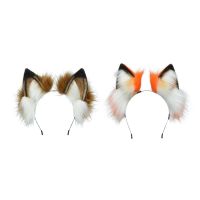 Cute Animals Fox Ears Durable Hair Hoop Women Headband Makeup Head Band for Washing Face Shower Christmas Hair Accessory