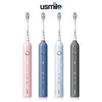 Usmile Y1 Pro Superclea แปรงสีฟันไฟฟ้าพลังคลื่นเสียงแบตเตอรี่12เดือนสำหรับผู้ใหญ่ Type C ชาร์จได้2นาทีอุปกรณ์ตั้งเวลา