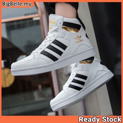 CODff51906at 【Ready Stock】 Raya Men Sport Shoes kasut ala korea White Shoes High Top Sneakers Kasut kasual lelaki Casual Shoes