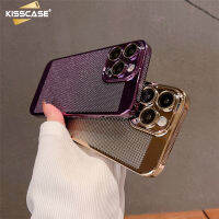 KISSCASE เคสโทรศัพท์ตัวกระจายความร้อนเคลือบหรูหราสำหรับ IPhone 15 Pro Max 14 13 12 11 Pro Max Plus ฝาครอบแบบระบายอากาศได้