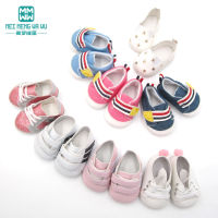 7cm shoes for doll fit 43 cm baby new born doll and american doll Pink sneakers Hand Tool Parts Accessories