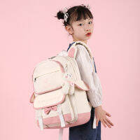 Tas Ransel Anak Perempuan 15.6นิ้ว Tas Sekolah Laptop เด็กอนุบาลกระเป๋าเป้สะพายหลังขนาดใหญ่สำหรับเด็กนักเรียนหญิงเดินทางลำลองเป้เดย์แพ็ค